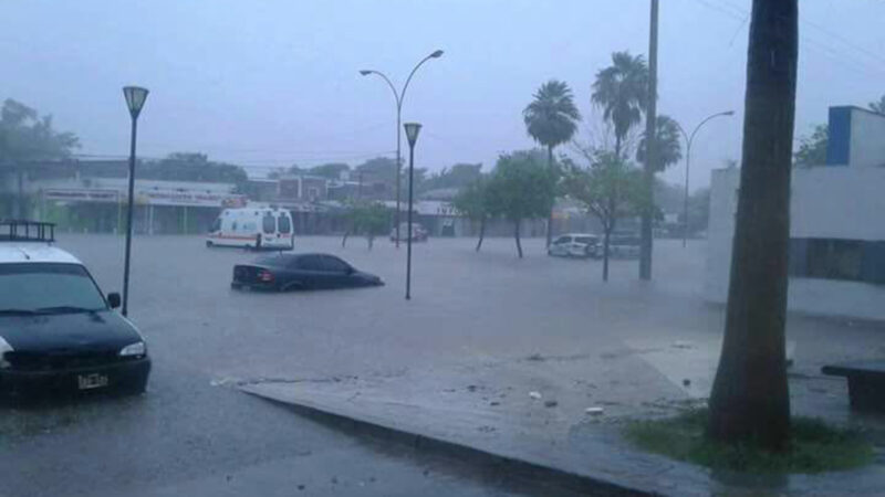 Según el Servicio Meteorologico Nacional las lluvias y el mal tiempo se mantendrían minimamente hasta el viernes