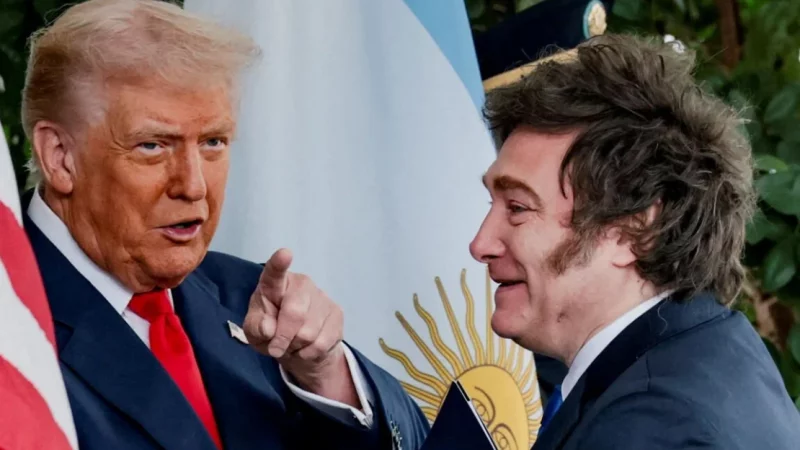 Trump se jactó de la intervención en Argentina: «Milei perdía, lo apoyé y ganó»