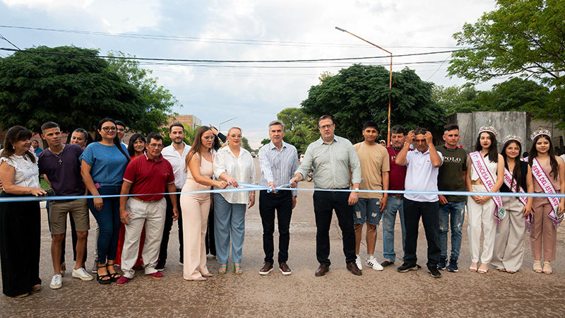 Zdero inauguró nuevas cuadras de pavimento, obras de desagüe y mejoras de conectividad en Pampa del Infierno