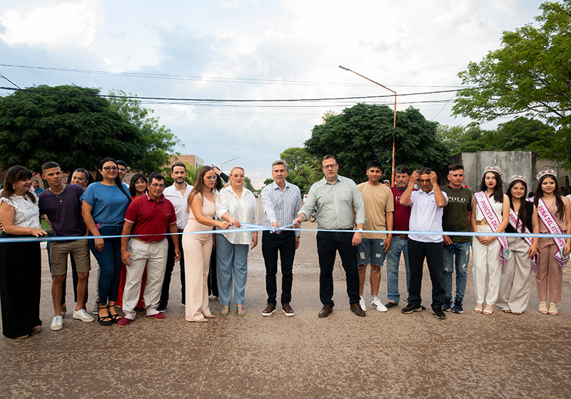 Zdero inauguró nuevas cuadras de pavimento, obras de desagüe y mejoras de conectividad en Pampa del Infierno