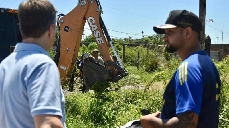 La provincia continua con la limpieza de canales y zanjas ante las continuas lluvias