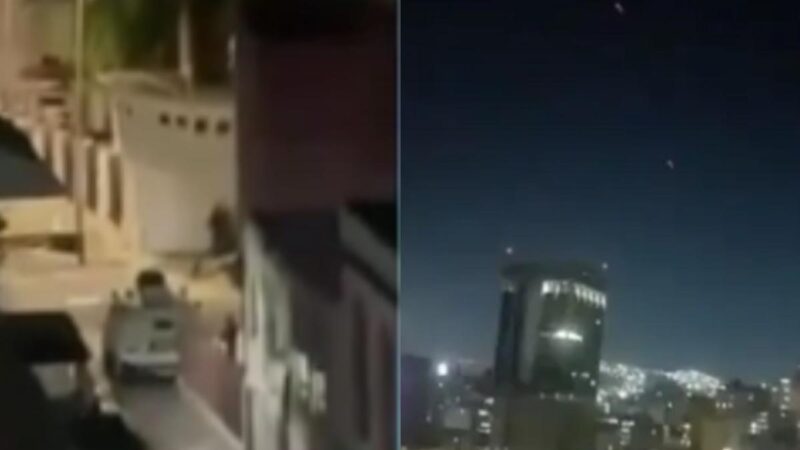 Disparos y detonaciones en las cercanías del Palacio de Miraflores, en Caracas
