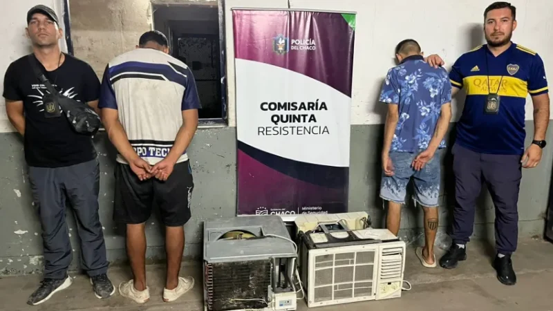 Indignación en el barrio Guiraldes: robaron los aires acondicionados de la escuela primaria y fueron detenidos cuando intentaban venderlos