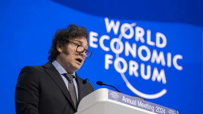 Milei en Davos repitió su discurso contra el socialismo y defendió la propiedad privada