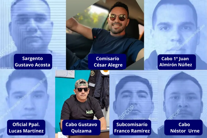 La Justicia Federal confirmó la prisión preventiva de los siete narcopolicías acusados de robar 9 kgs. de cocaína