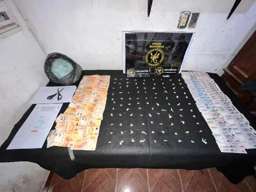 Golpe al narcomenudeo en Puerto Tirol: Detienen a madre e hija que vendían cocaína en su casa