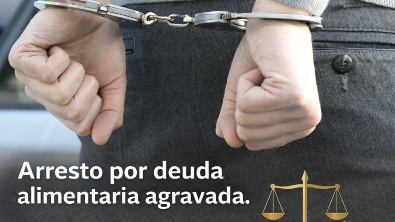 Histórico: Ordenan el arresto de un padre por deuda alimentaria y dejar sin cobertura médica a su hija con discapacidad