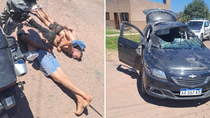 Tres detenidos por narcotráfico «venta de drogas» tras persecución y vuelco en el sur de Resistencia