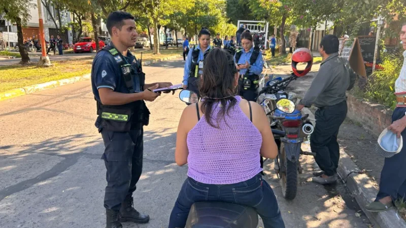 Operativo de control en Resistencia: 43 motos secuestradas y un detenido tras intensos controles
