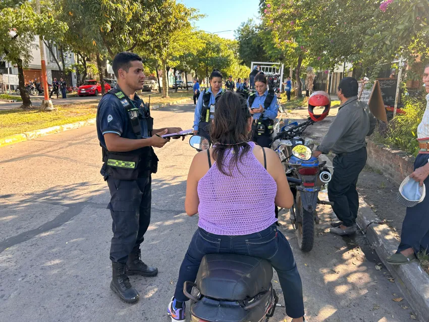 Operativo de control en Resistencia: 43 motos secuestradas y un detenido tras intensos controles