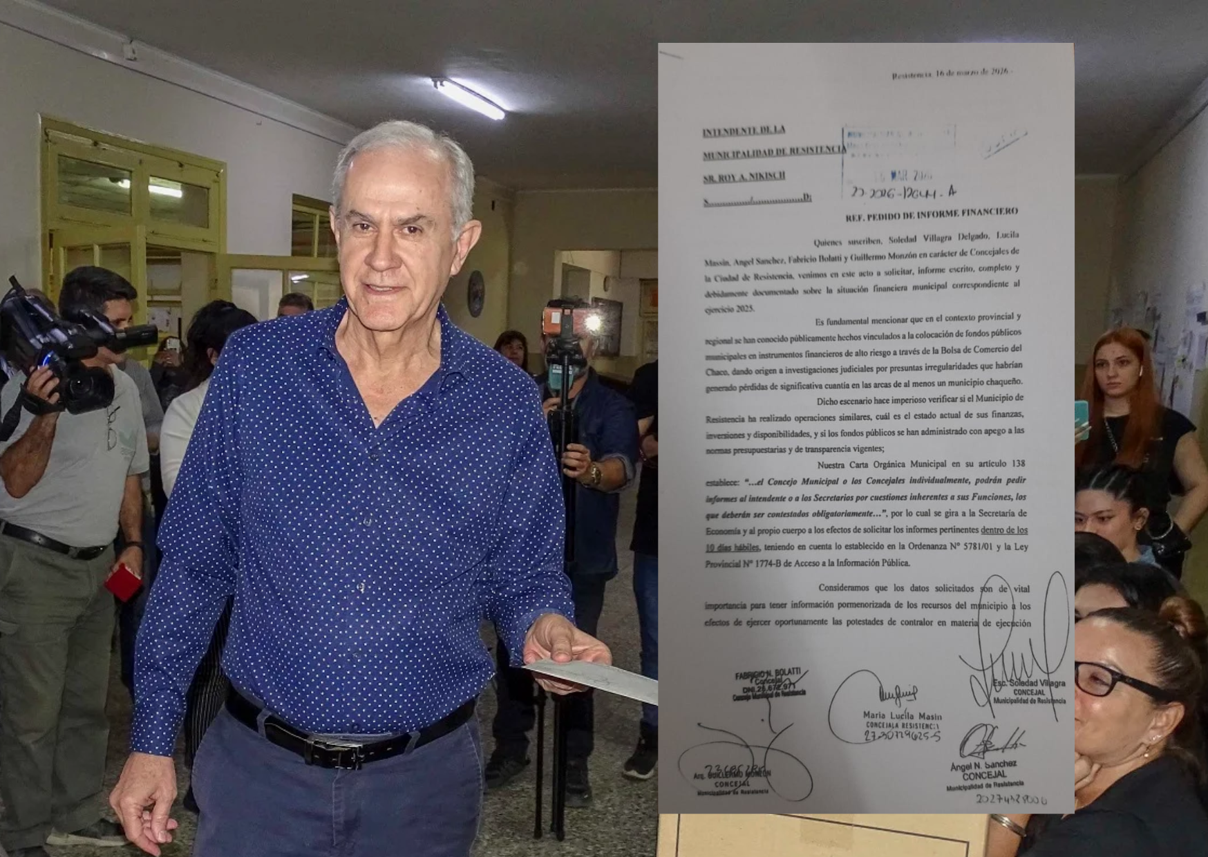 Resistencia: la oposición pide explicaciones a Roy Nikisch por operaciones financieras de $10.000 millones