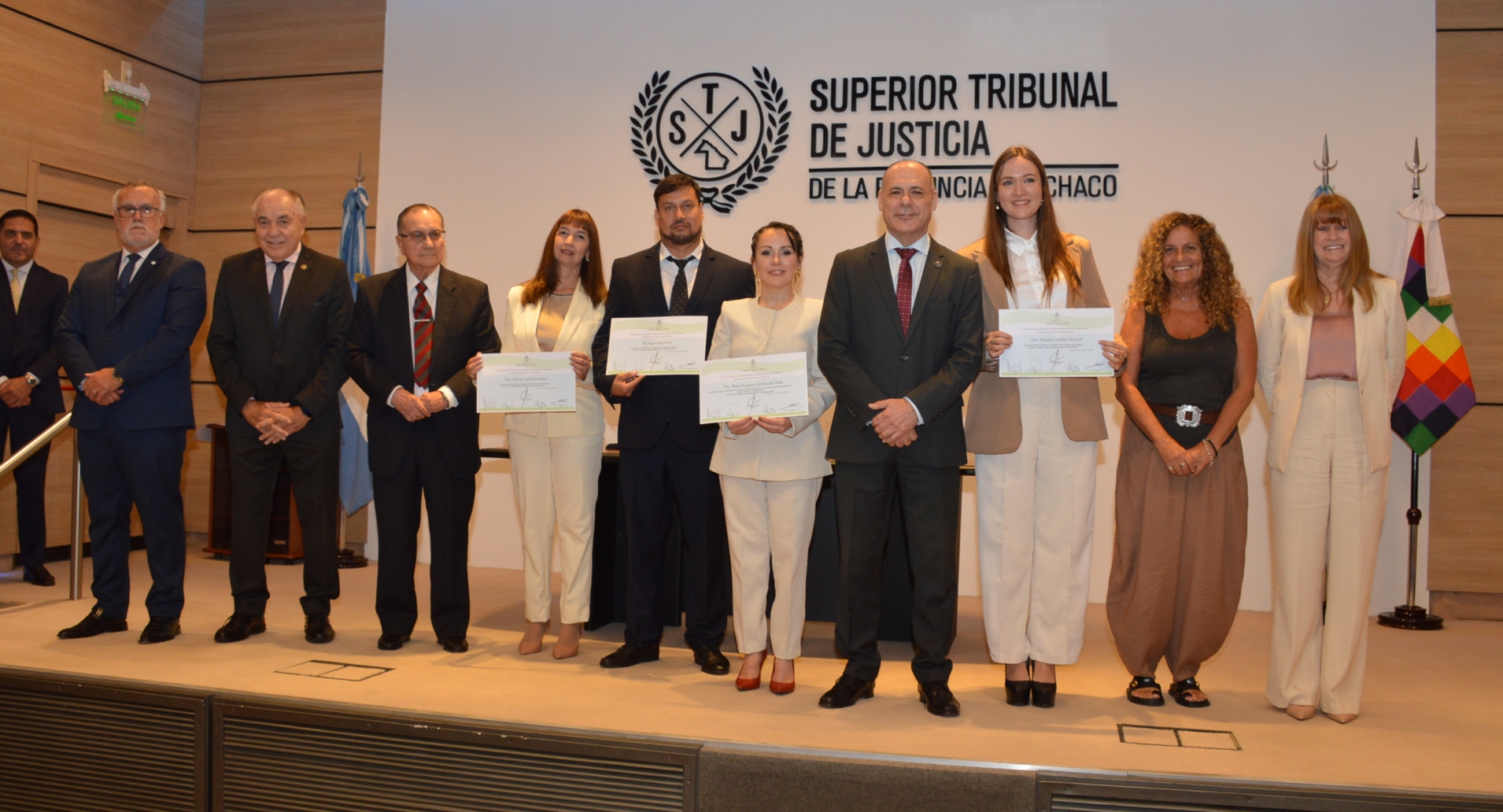 Nuevas autoridades judiciales en Chaco: juraron juezas, juez y fiscal ante el Superior Tribunal de Justicia