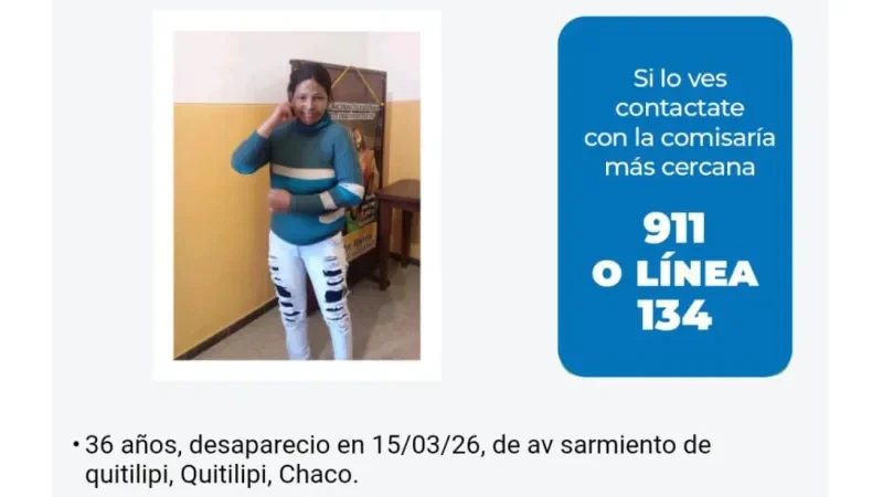 Buscan a Ramona Bernardina Gómez: desapareció tras salir del penal de Sáenz Peña en una moto