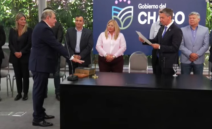 Renovación en el Gabinete del Chaco: Zdero tomó juramento a Meiriño, Ferro y Peche