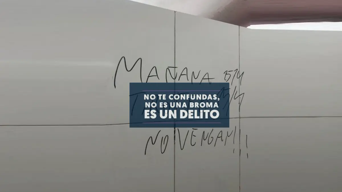 Alerta por amenazas en escuelas: el Ministerio de Seguridad advierte que «no son una broma, sino un delito»