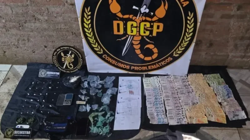 Golpe al narcomenudeo en Sáenz Peña: desbaratan un búnker de drogas en el barrio Ginez Benítez