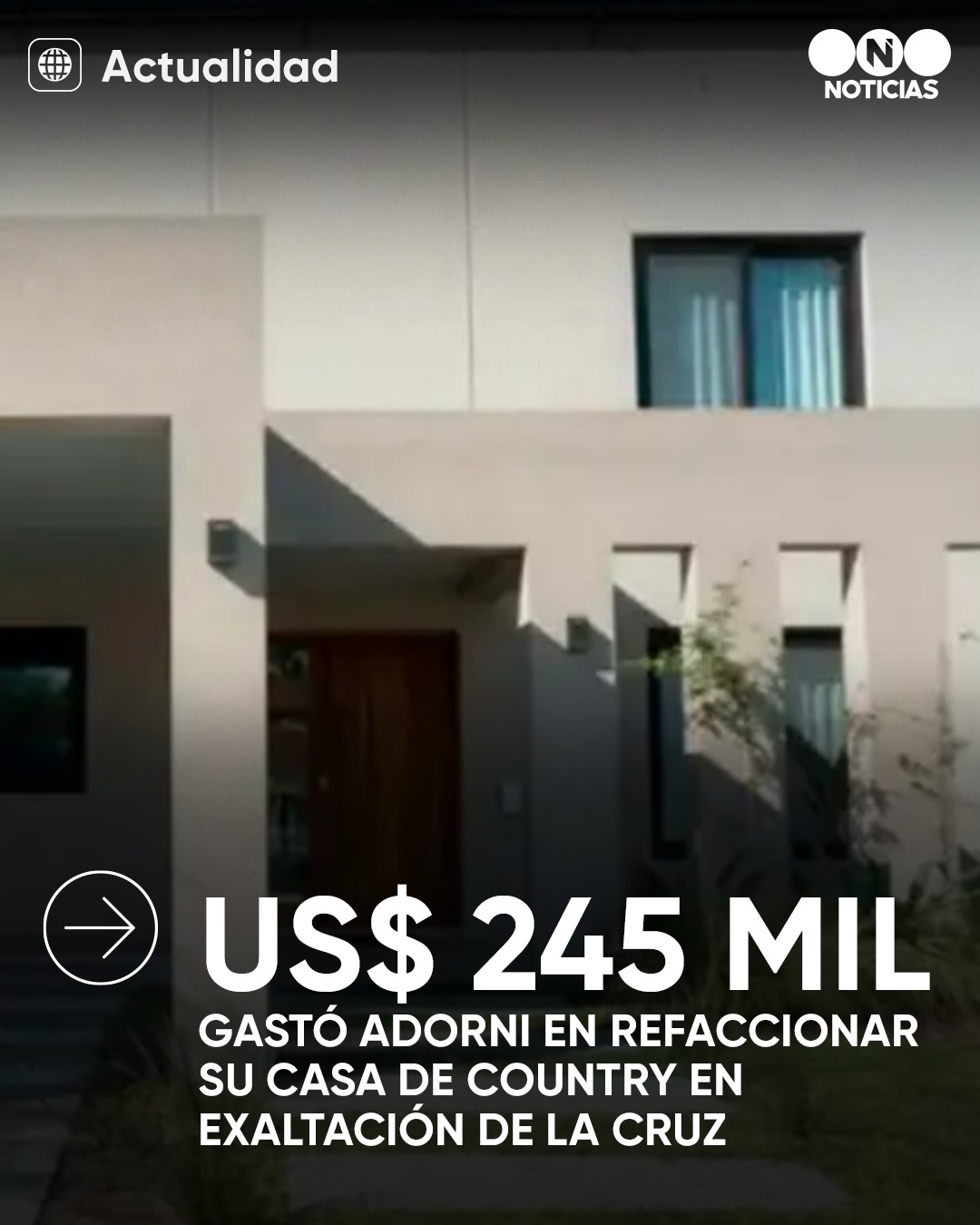 Causa por enriquecimiento: Un contratista declaró que Adorni pagó u$s 245.000 en efectivo por refacciones en su casa del Country