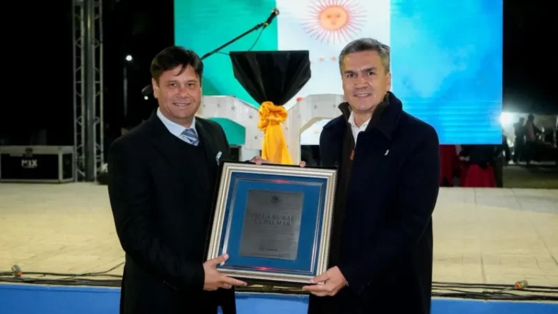 Histórico apoyo provincial: Villa Rural El Palmar celebró sus 60 años y Leandro Zdero ratificó el camino hacia la municipalización