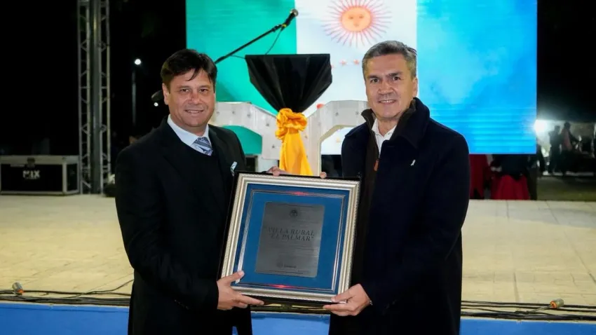 Histórico apoyo provincial: Villa Rural El Palmar celebró sus 60 años y Leandro Zdero ratificó el camino hacia la municipalización