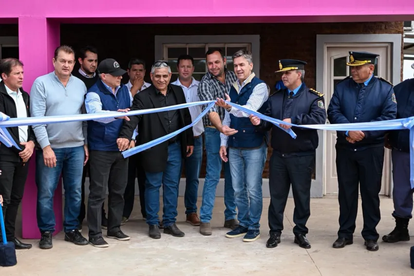 Seguridad en Chaco: Leandro Zdero inauguró la nueva División Rural en Pampa del Indio y entregó equipamiento estratégico