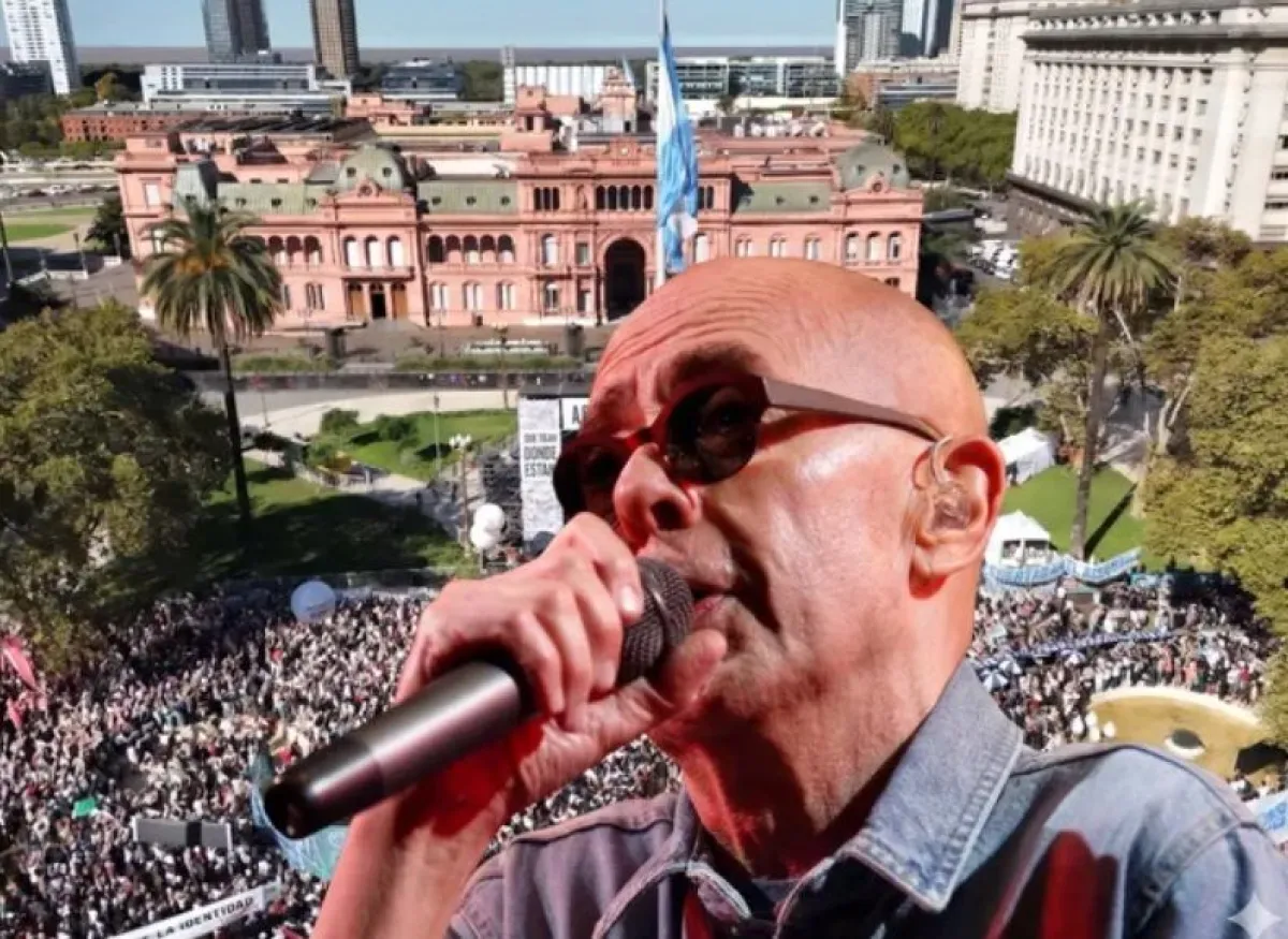 Conmoción nacional: la muerte del Indio Solari desata una histórica y espontánea «misa de despedida» en Plaza de Mayo