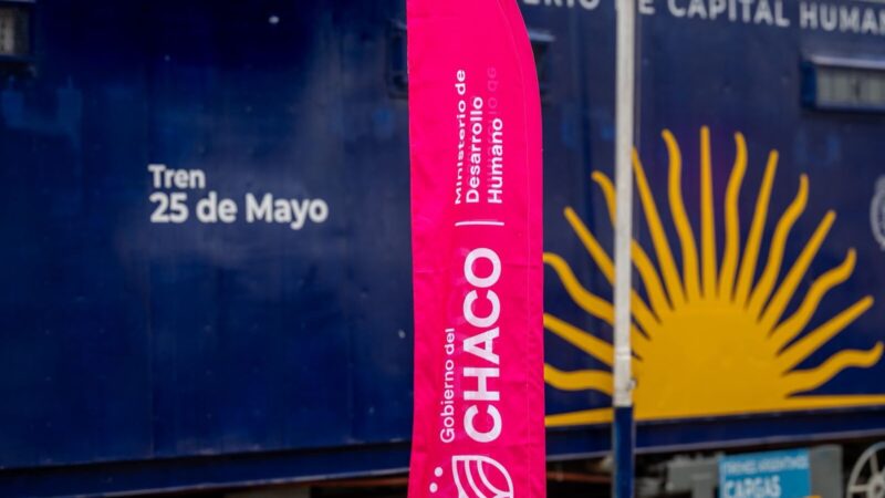 El Tren 25 de Mayo reprograma su arribo a Fontana por razones climáticas y operativas
