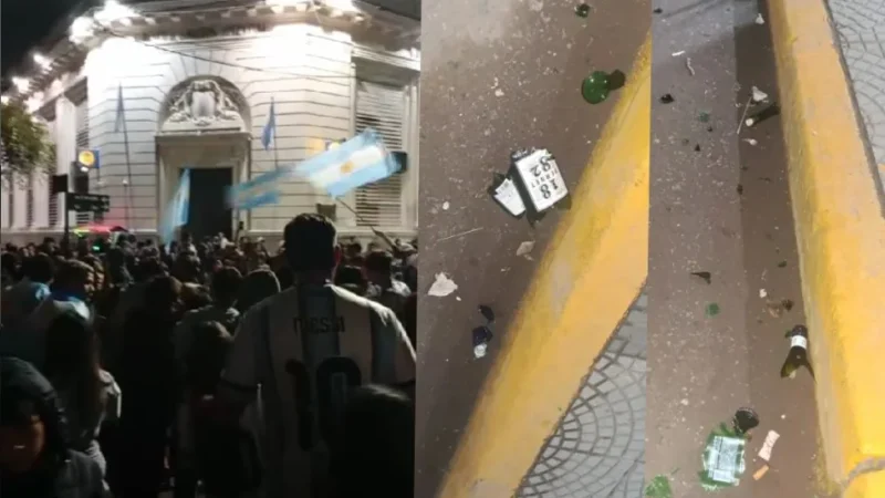 Disturbios en Resistencia tras el triunfo de Argentina frente a Jordania