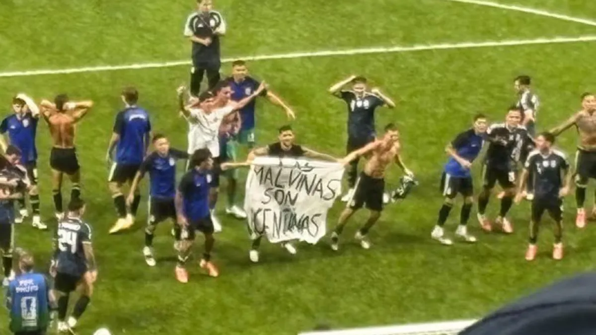 ¿Qué sanción le espera a la Selección? La bandera de Malvinas abre una fuerte incógnita a días de la final