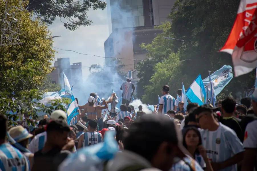 Resistencia: multitudinarios festejos tras la clasificación de Argentina a la final
